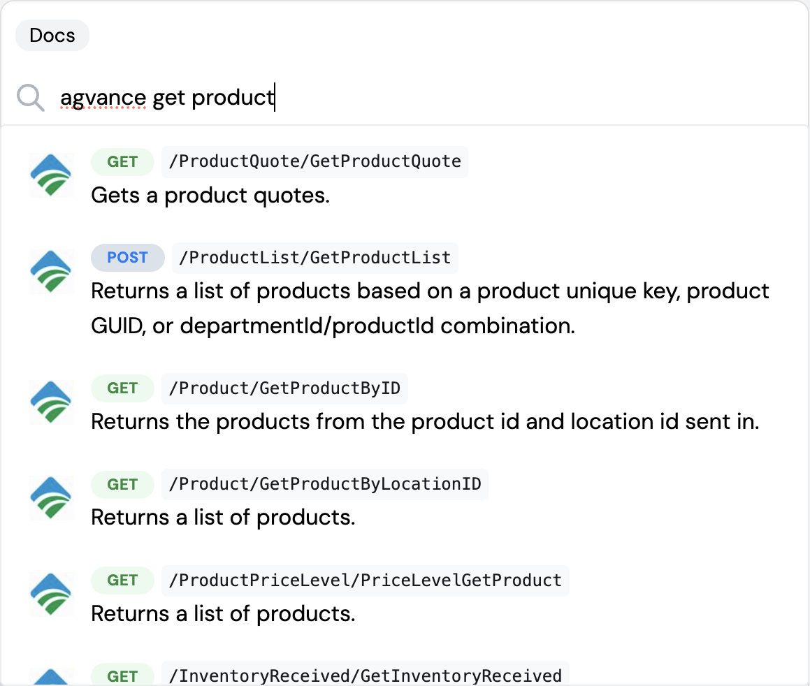 API Indexing Illustration